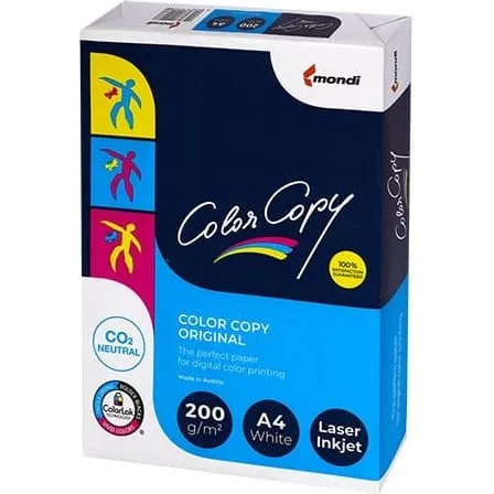 Mondi CC420 A4 200 g/m² Satin Kopipapir, 250 ark