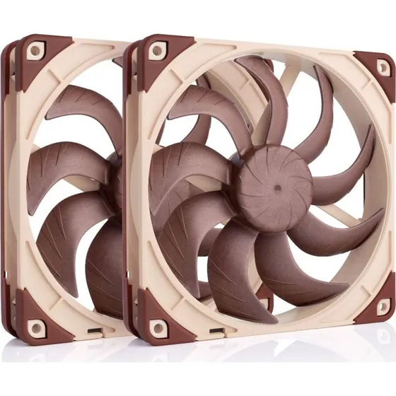 Noctua NF-A14x25 G2 PWM 140 mm Beige 2-pack