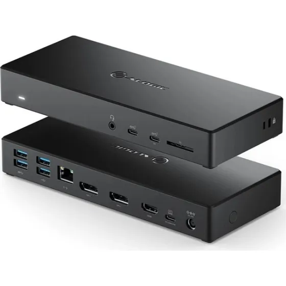ALOGIC MA3 USB-C Dockingstation, Sort, 3 Skærme, 100W PD