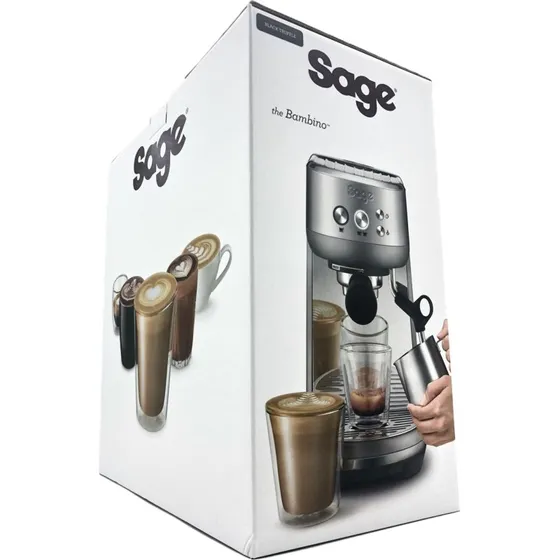 Sage The Bambino SES450BTR4EEU1 Espressomaskine, Sort Trøffel
