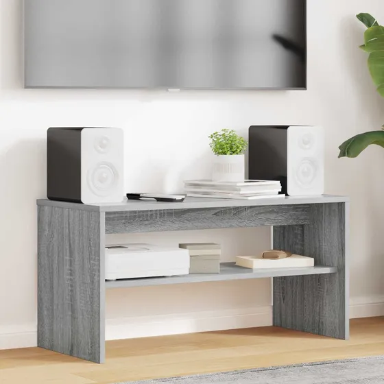 vidaXL TV-skab Grå Sonoma 80 x 35 x 40 cm Konstrueret træ