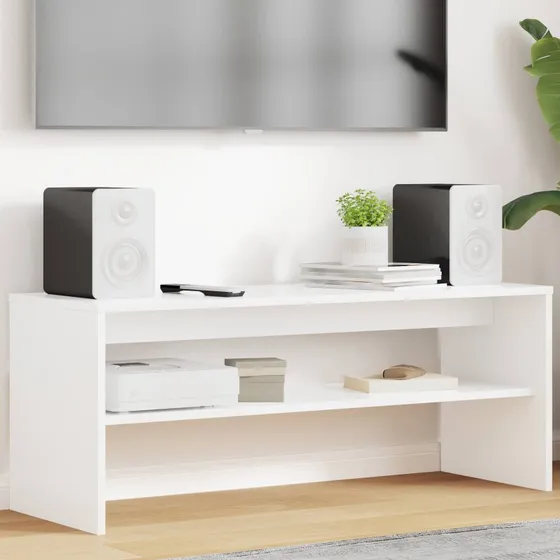 vidaXL TV-skab Hvid 100x35x40 cm Konstrueret Træ