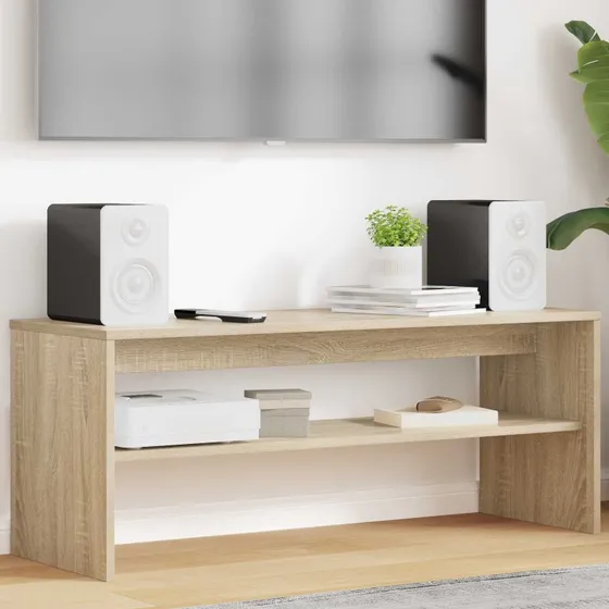 vidaXL TV-skab Sonoma eg 100 x 35 x 40 cm Konstrueret træ