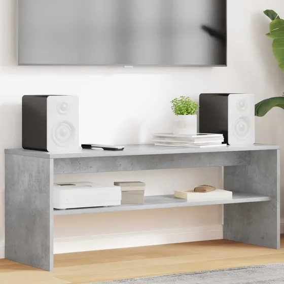 vidaXL TV-skab Beton Grå 100x35x40 cm Konstrueret Træ