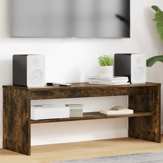 vidaXL Røget Eg TV-skab 100 x 35 x 40 cm Konstrueret Træ