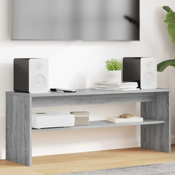 vidaXL TV-skab Grå Sonoma 100 x 30 x 40 cm Konstrueret træ