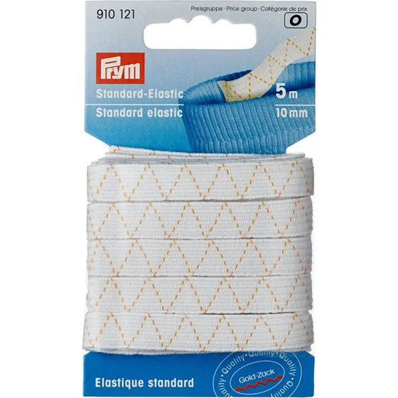Prym Resårkarta 9,0 mm x 5 m hvid