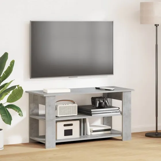 vidaXL TV stand Beton Grå 100 x 40 x 50 cm