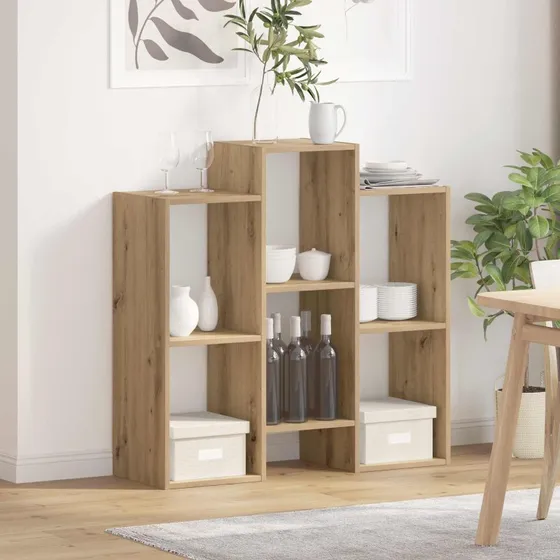 vidaXL Sideboard Artisan Egetræ 90x30x90 cm