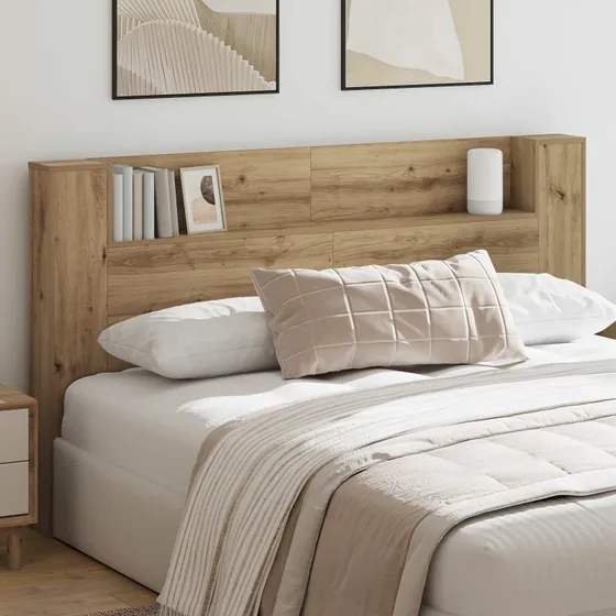 vidaXL Hovedgærde Kabinet 180 cm med LED, Artisan eg