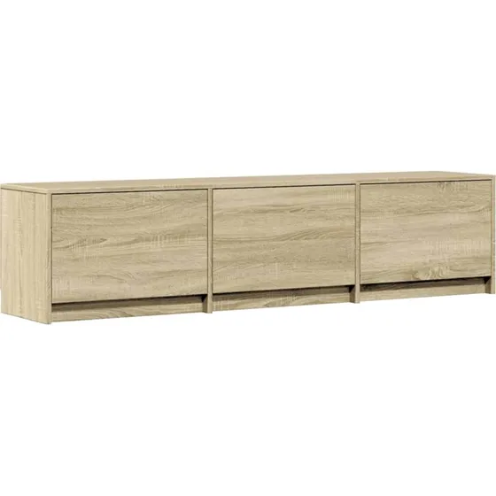 vidaXL TV-skab med LED Sonoma 165 x 34 x 40 cm, konstrueret træ