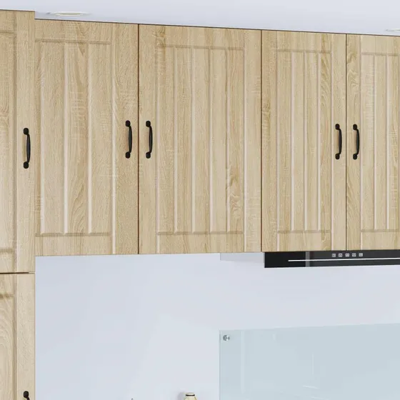 vidaXL Køkkenskab Lucca Sonoma-eg 50x31x80 cm Konstrueret træ