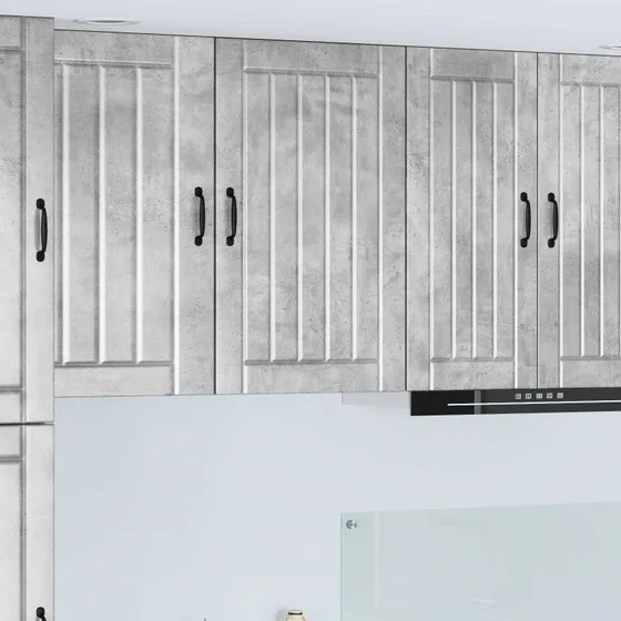 vidaXL Køkkenskab Lucca Betongrå 50x31x80 cm Konstrueret Træ