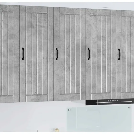vidaXL Køkkenskab Lucca Betongrå 40x31x100 cm Konstrueret Træ