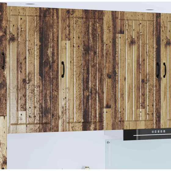 vidaXL Køkkenskab Lucca Gammelt Træ 50x31x100 cm Konstrueret Træ