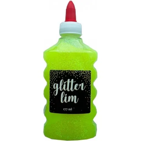 Glitterlim Pastel Gul 177 ml