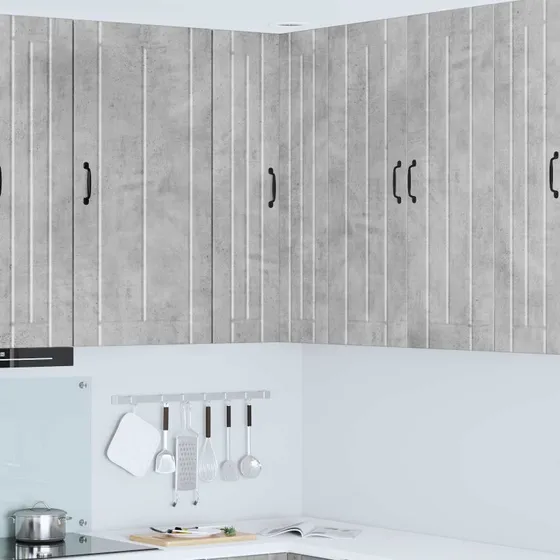 vidaXL Køkkenskab Lucca Betongrå 57x57x100 cm Konstrueret Træ