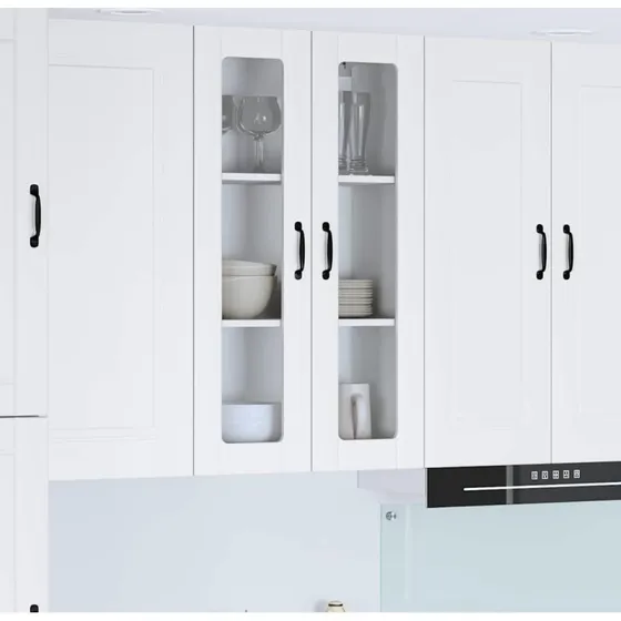 vidaXL Vægskab Lucca Hvid 60x31x100 cm Konstrueret Træ