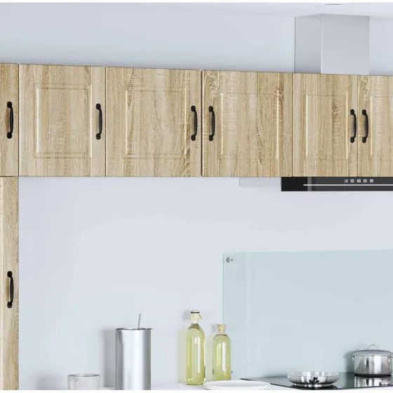 vidaXL Køkkenskab 2 stk Sonoma eg 40 x 31 x 40 cm Konstrueret træ