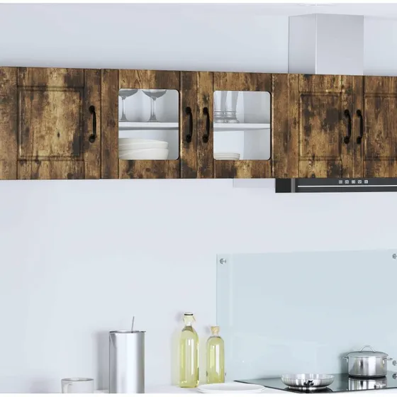 vidaXL Røget Eg Køkkenskab 80x31x40 cm Konstrueret Træ