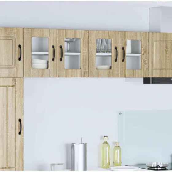 vidaXL Køkkenskab Sonoma eg 60 x 31 x 40 cm Konstrueret træ