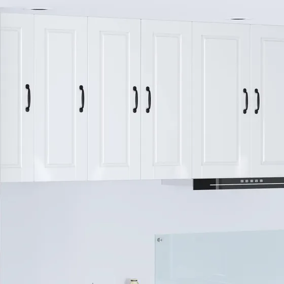vidaXL Køkkenskab Høj gloss hvid 30x31x80 cm