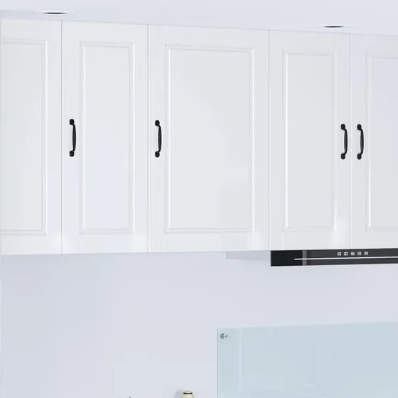 vidaXL Køkkenskab Høj gloss hvid 50 x 31 x 80 cm