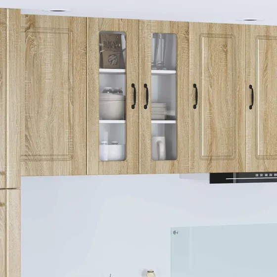 vidaXL Køkkenskab Sonoma eg 60 x 31 x 80 cm, konstrueret træ