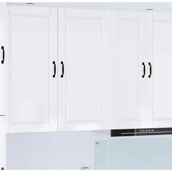 vidaXL Køkkenskab Høj gloss hvid 50 x 31 x 100 cm