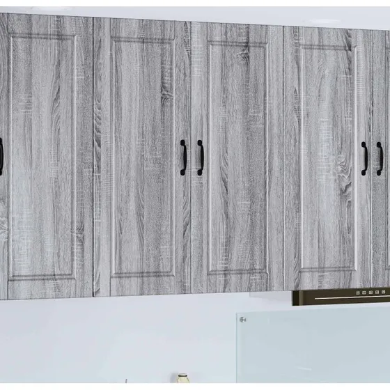 vidaXL Køkkenskab Grå Sonoma 80x31x100 cm Konstrueret Træ