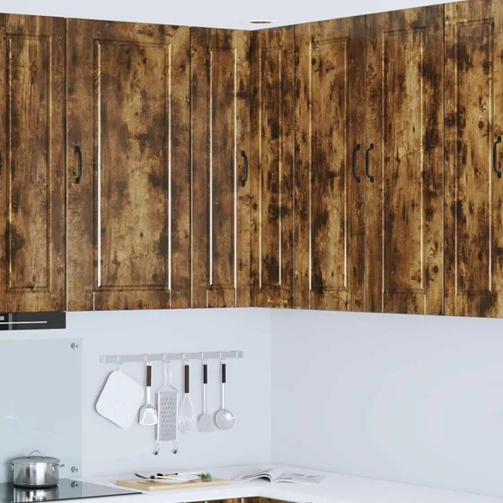 vidaXL Køkkenskab Røget Eg 57x57x100 cm Konstrueret Træ