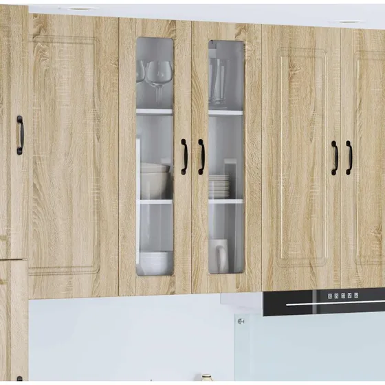 vidaXL Køkkenskab Sonoma eg 60 x 31 x 100 cm Konstrueret træ