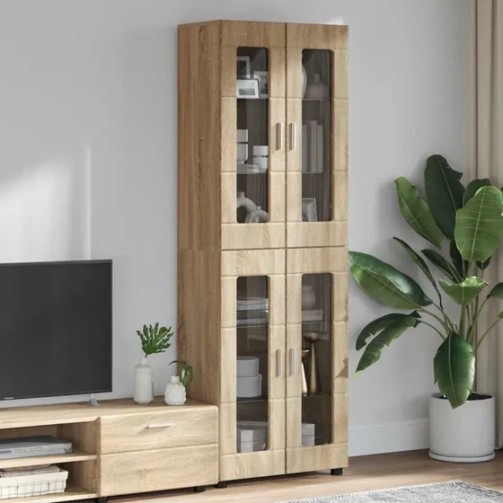 vidaXL Highboard FLORIN Sonoma eg 60 x 35 x 182 cm
