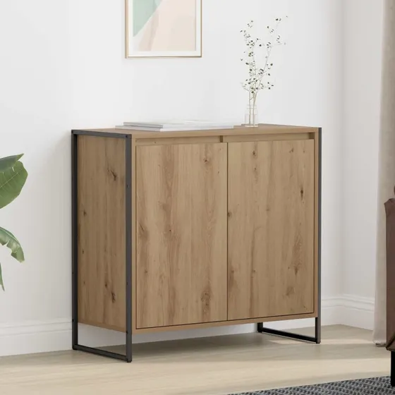 vidaXL Sideskab Artisan 79 x 36 x 75 cm Konstrueret træ