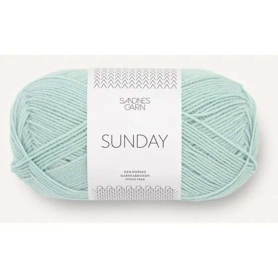 Sandnes Sunday 100% merinould, tynd non-superwash (50 g)