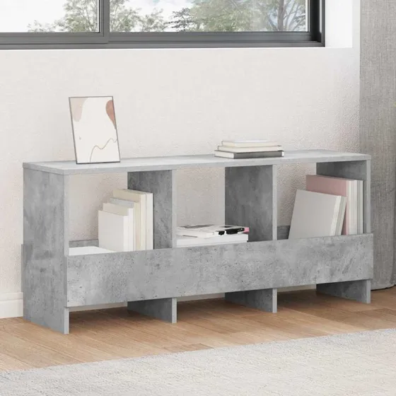 vidaXL Magasin Rack Beton Grå 102 x 30 x 45 cm