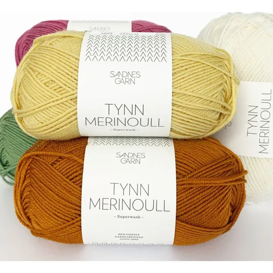 Sandnes Garn Tynd Merinould, 100% Merino - Sort