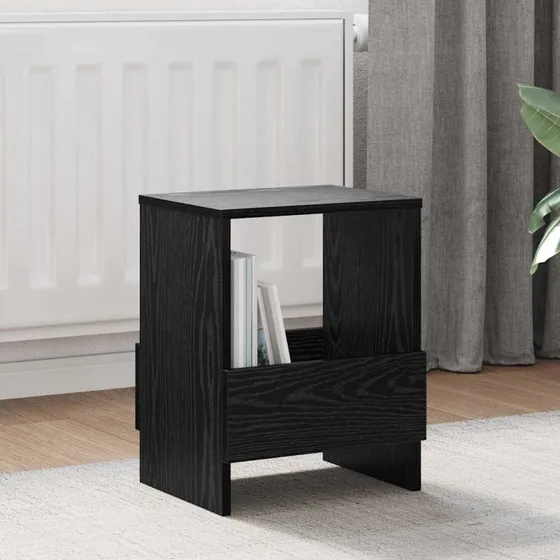 vidaXL Magasin Rack 2 stk, Sort, 35 x 30 x 45 cm