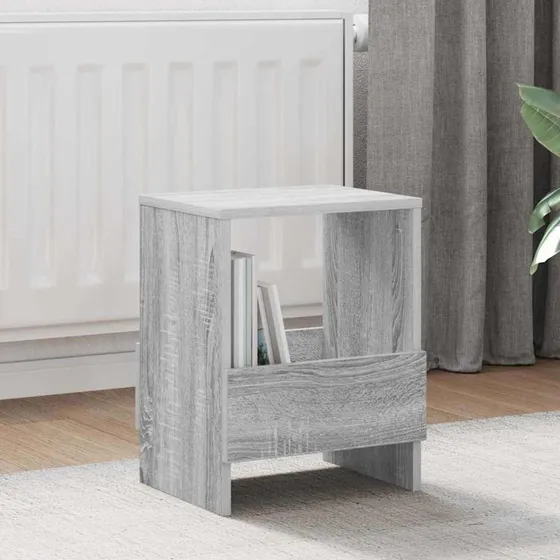 vidaXL Magasin Rack 2 stk Grå Sonoma 35 x 30 x 45 cm