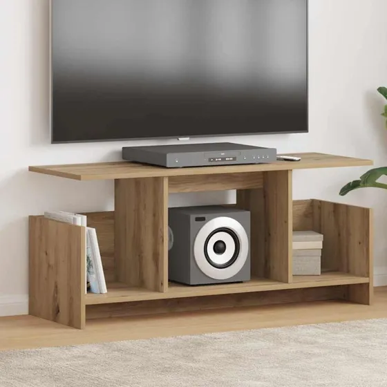vidaXL TV-bord Artisan Egetræ 102 x 35 x 45 cm