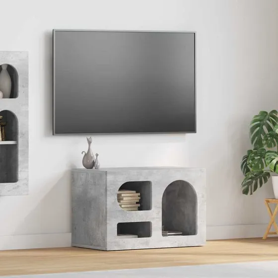 vidaXL TV-skab Beton Grå 60x35x40 cm Konstrueret Træ