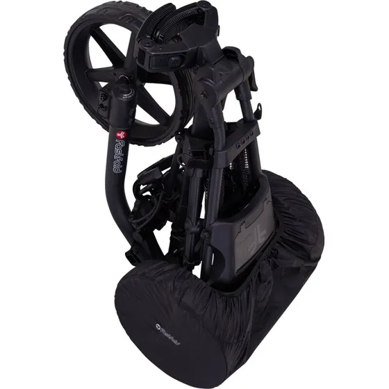 FastFold Trolleyhjulsovertræk, sort – med bærepose