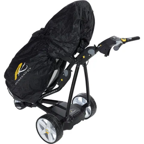 PowaKaddy Regncover til golfbag og el-trolley - Sort