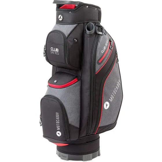 Motocaddy Club Series BG24CLBKBL golftaske - Black/Charcoal/Red