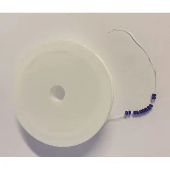 Elastiktråd 0,5 mm x 10 m klar