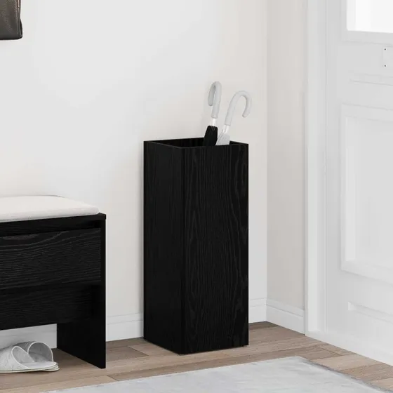 vidaXL Parasolfod Sort 25 x 24,5 x 64 cm Konstrueret Træ