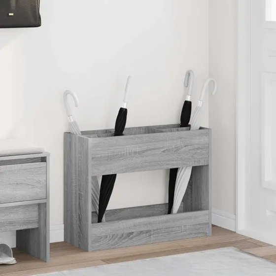 vidaXL Parasolfod Grå Sonoma 65 x 24 x 50 cm Konstrueret Træ