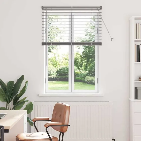 vidaXL Persienner Sølv 130 x 85 cm Aluminium