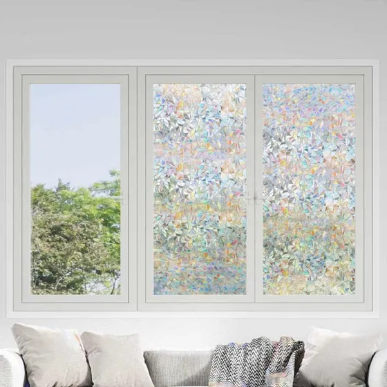 vidaXL Statisk Vinduesfilm 60 x 2000 cm Transparent PVC