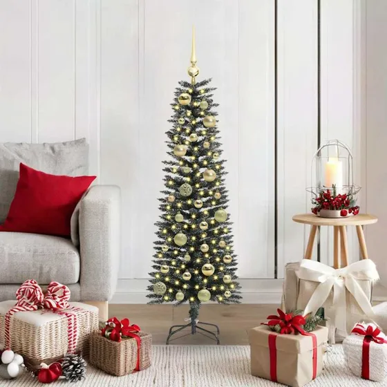 vidaXL Kunstigt Juletræ 120 cm Grønt med 150 LED'er
